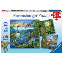 Ravensburger 9317 Puzzle Faszination Dinosaurier 3 X 49 Teile