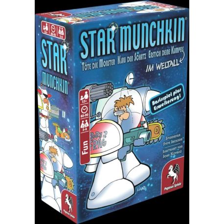Pegasus Spiele Star Munchkin 1 + 2 Basisspiel plus Erweiterung