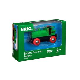 BRIO World 33595 Speedy Green Batterielok – Inklusive Scheinwerfer, kann vorwärts und rückwärts fahren – Geeignet für