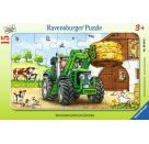 Ravensburger 6044 Puzzle Traktor auf dem Bauernhof 15 Teile