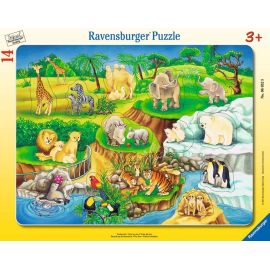 Ravensburger 6052 Puzzle Zoobesuch 8-17 Teile