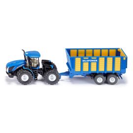 SIKU 1947 Traktor mit Silagewagen 1:50