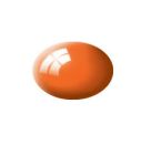Orange, glänzend Aqua Color 18 ml, Revell Modellbau-Farbe auf Wasserbasis
