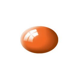 Orange, glänzend Aqua Color 18 ml, Revell Modellbau-Farbe auf Wasserbasis