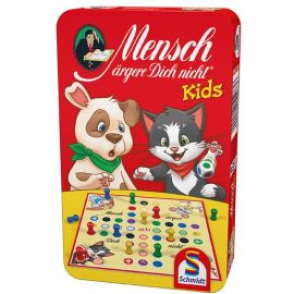 Schmidt Spiele Mensch ärgere dich nicht Kids Mitbrinspiel in der Metalldose
