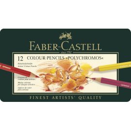 Faber-Castell KUENSTLERFARBST.12  MET.ETUI