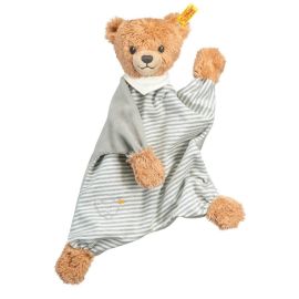 Steiff Schlaf Gut Bär Schmusetuch, grau, 30 cm