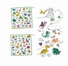 Stickerbögen: Dinosaurier