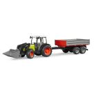Bruder 02112 Claas Nectis 267F plus Frontlader mit Anhänger