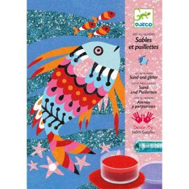Sandbilder: Regenbogen Fische