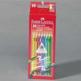 Faber-Castell Farbstifte Radierbar Grip 10er Etui