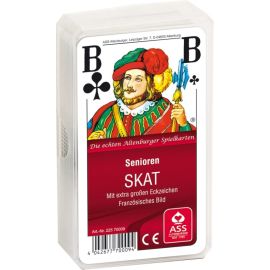 ASS Senioren Skat, französisches Bild. Kartenspiel