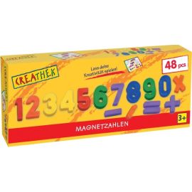 Creathek Magnet Zahlen und Zeichen 48-teilig