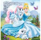 Ravensburger 9346 Puzzle Palace Pets - Belle, Cinderella und Rapunzel 3 X 49 Teile