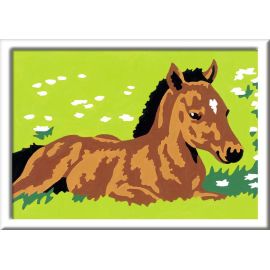 Ravensburger Spiel - Malen nach Zahlen Classic - Kleines Fohlen