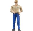 Bruder 60006 Mann mit hellem Hauttyp / blauer Hose