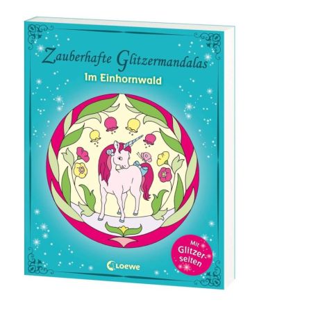 Loewe Zauberhafte Glitzermandalas - Im Einhornwald