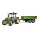 Bruder 02108 John Deere 5115M + Bordwandanhänger
