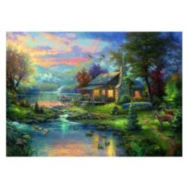Schmidt Spiele Puzzle Thomas Kinkade Im Naturparadies 1000 Teile