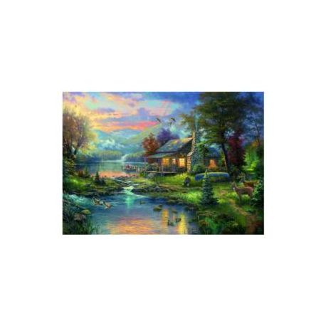 Schmidt Spiele Puzzle Thomas Kinkade Im Naturparadies 1000 Teile