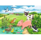 Ravensburger 7582 Puzzle Tierkinder auf dem Land 2 X 12 Teile
