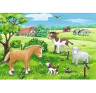 Ravensburger 7582 Puzzle Tierkinder auf dem Land 2 X 12 Teile