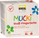 MUCKI Stoff-Fingerfarbe 4er Set 150 ml