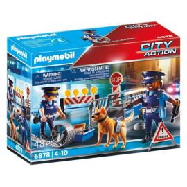 PLAYMOBIL 6878 Polizei-Straßensperre, ca. 19x15x7, ab 4 Jahren