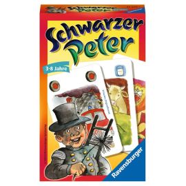 Ravensburger 23409 - Schwarzer Peter, Mitbringspiel für 2-6 Spieler, Kinderspiel ab 3 Jahren, kompaktes Format, Reises