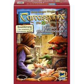 Schmidt Spiele Hans im Glück Carcassonne 2. Erweiterung Händler und Baumeister