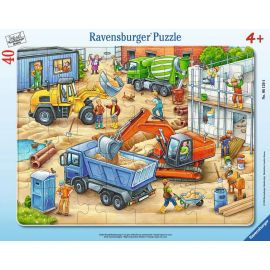 Ravensburger 6120 Puzzle Große Baustellenfahrzeuge 30-48 Teile