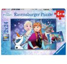 Ravensburger 9074 Puzzle Frozen - Nordlichter 2 X 24 Teile