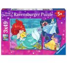 Ravensburger 9350 Puzzle Abenteuer der Prinzessinnen 3 X 49 Teile