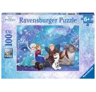 Ravensburger 10911 Puzzle Frozen - Eiszauber 100 Teile XXL