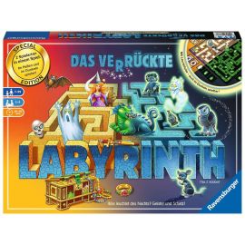 Ravensburger 26687 - Labyrinth Glow in the dark -  Familienklassiker mit Leuchtfarbe, Spiel für Kinder und Familien ab
