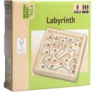 Natural Games Holz Labyrinth 12 x 12 cm