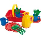 Picknickkorb für 3 Personen, 18-teilig, aus Kunststoff, Spielzeug
