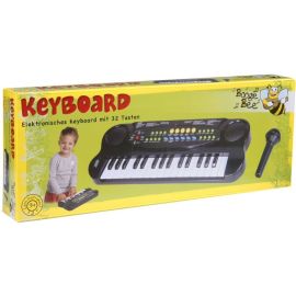 Boogie Bee Elektronisches Keyboard mit Mikrofon, Länge 43 cm