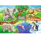 Ravensburger 7602 Puzzle Tiere im Zoo 2 X 12 Teile