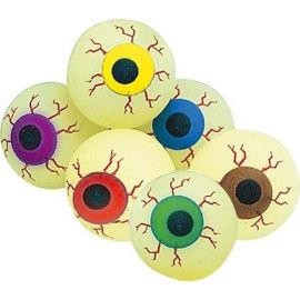 Flummy Augen mit Leuchteffekt sortiert (1 Stück)