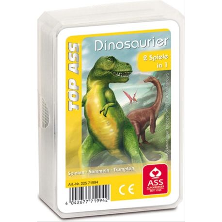 ASS TOP ASS Dinosaurier. Kartenspiel