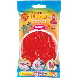 Hama® Bügelperlen Perlen, rot, 1.000 Stück.