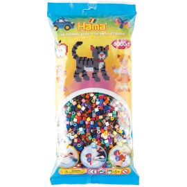 Hama® Bügelperlen Midi - Vollton Mix 6000 Perlen (22 Farben).