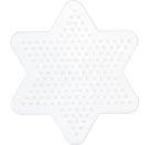 Hama® Bügelperlen Midi - Stiftplatte kleiner Stern.