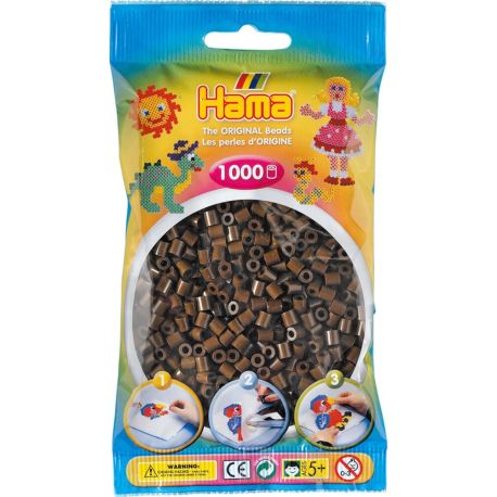 Hama® Bügelperlen Perlen, braun, 1.000 Stück.