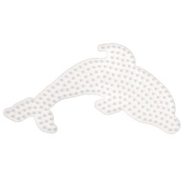 Hama® Bügelperlen Midi - Stiftplatte Delphin.
