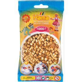 Hama® Bügelperlen Midi - Gold 1000 Perlen.
