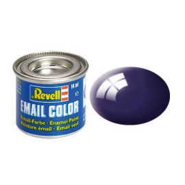 nachtblau, glänzend RAL 5022 14 ml-Dose, Revell Modellbau-Farbe auf Kunstharzbasis