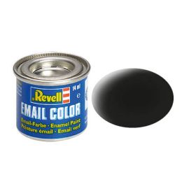 schwarz, matt RAL 9011 14 ml-Dose, Revell Modellbau-Farbe auf Kunstharzbasis