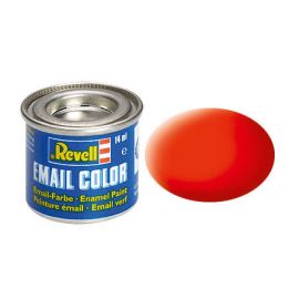 leuchtorange, matt RAL 2005 14 ml-Dose, Revell Modellbau-Farbe auf Kunstharzbasis